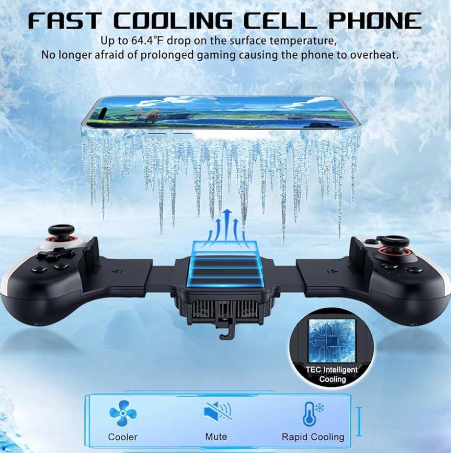 Game Controller with cooler